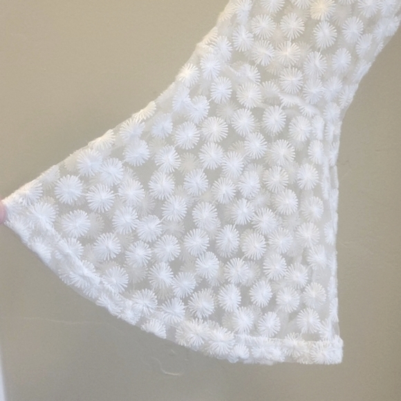 indigo soul Boho Embroidered Ivory Shift Dress sz M NWT - Picture 3 of 6